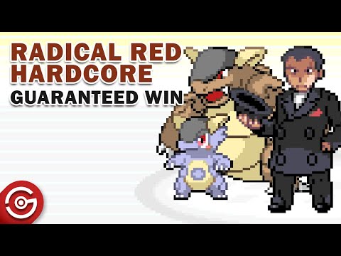 Pokemon Radical Red 3.1 Hardcore Mode - How to easily beat Giovanni (Rocket Hideout)
