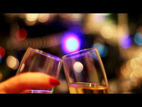 Toasting Champagne Flutes For New Year Video - Free HD stock footage