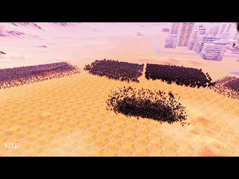 2000 Golden Knights vs 22000 Fantasy Units - Ultimate Epic Battle Simulator - UEBS