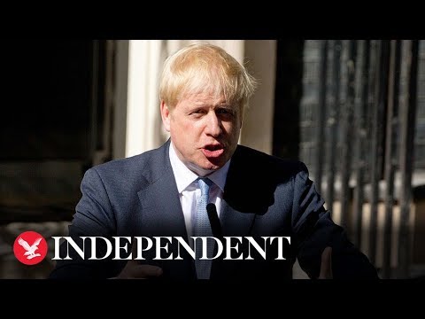 Boris Johnson's first speech as prime minister