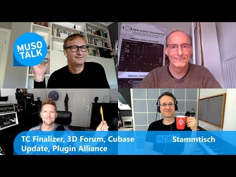 Cubase Update 10.5, TC Finalizer, 3 D Forum, Plugin Alliance - Stammtisch