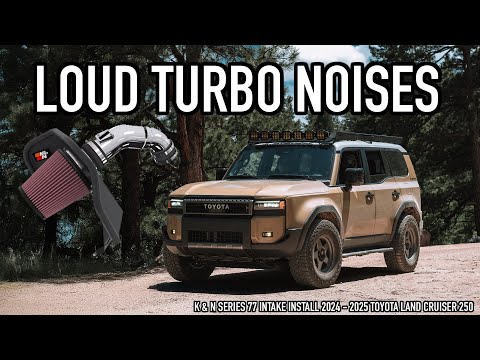 K&N 77 Series Intake Land Cruiser 250 Turbo Install Video #landcruiser250 #2025landcruiser #LC250