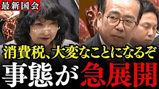 ※消費税に関して事態が急変しました…安藤議員のまさかの提案に国会騒然！賃上げを妨害し赤字企業にも重税を課す消費税は廃止一択です！【参政党/安藤裕/片山さつき/高市早苗/財務省】