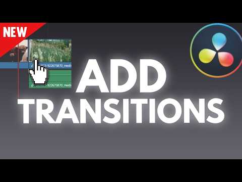 How To ADD TRANSITIONS In Davinci Resolve 20 Tutorial
