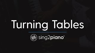 Turning Tables (Piano Karaoke Instrumental) Adele