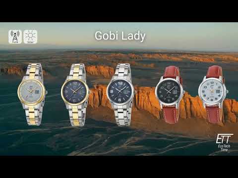 ETT - Gobi Gents & Gobi Lady - sportlich klassische Funkuhren mit Datumsanzeige, Ewiger Kalender