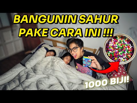 1000 BIJI PETASAN BANTING BUAT BANGUNIN SAHUR !!!