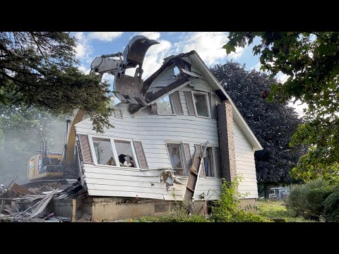 Demolition of a Farmhouse