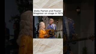 Dolly Parton &amp; Porter Wagoner Together on Stage in 1973 #shorts
