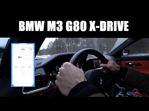 BMW M3 G80 X-DRIVE ACCELERATION