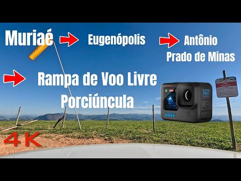 De Muriaé (MG), até a Rampa de Voo Livre de Porciúncula (RJ), em tempo real. 