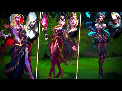 COVEN MORGANA (LEGENDARY), LEBLANC & ZYRA New Skins Spotlight - League of Legends