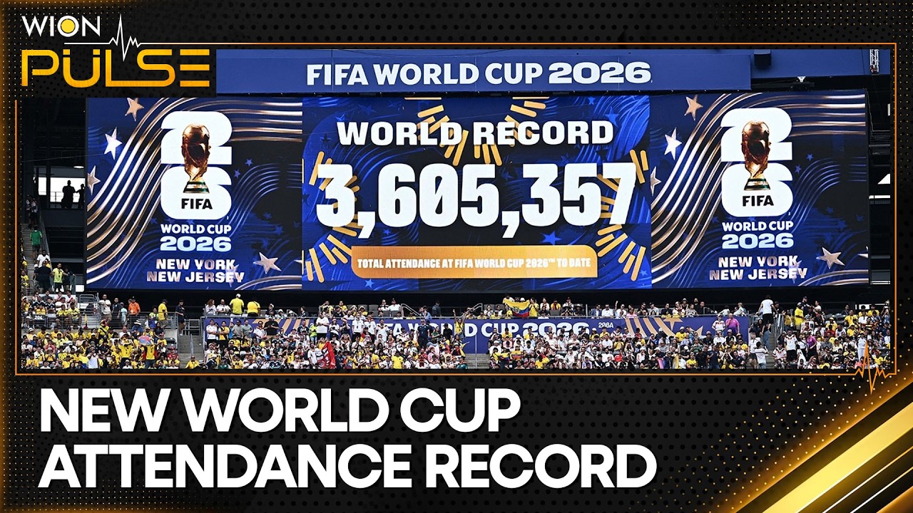 FIFA 2026: Highest World Cup Attendance By Tournament | WION Pulse