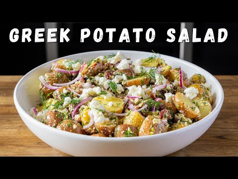 Greek Potato Salad | Easy No-Mayo Potato Salad Recipe