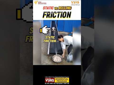 Unveiling the BIGGEST Difference: Static vs. Rolling Friction!