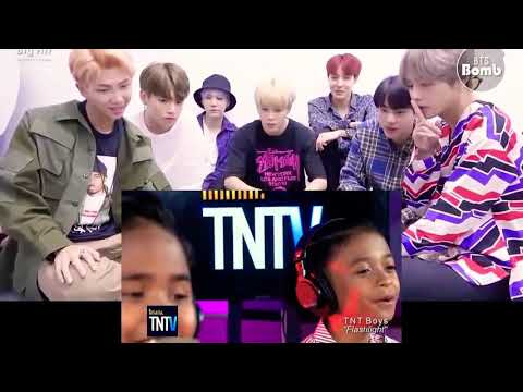 BTS Reaction _ TNT BOYS _ Flashlight / Video 📀📀📀