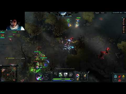 Heroes of Newerth HoN , Nymphora + Maliken winning the game - 1