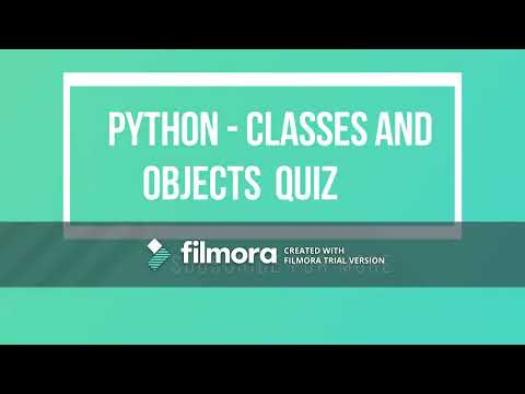 Python - Classes and Objects  Quiz Sol