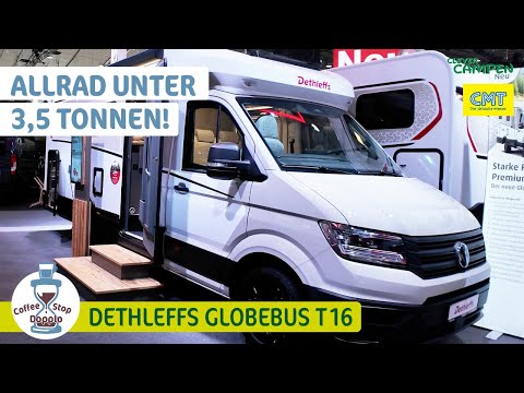 Dethleffs Globebus T16: 3,5-Tonnen-Alternative zum Van auf Crafter-Basis | CMT 2026 Coffee Stop