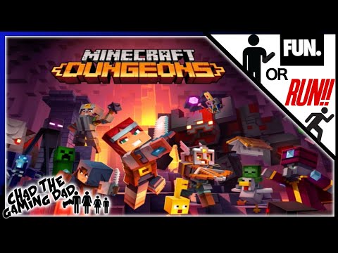 Chad The Gaming Dad - Minecraft Dungeons | Fun or RUN! | Chad The Gaming Dad
