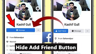 Facebook profile Add Friend on Messenger Button। Enable Message Button Friend request off