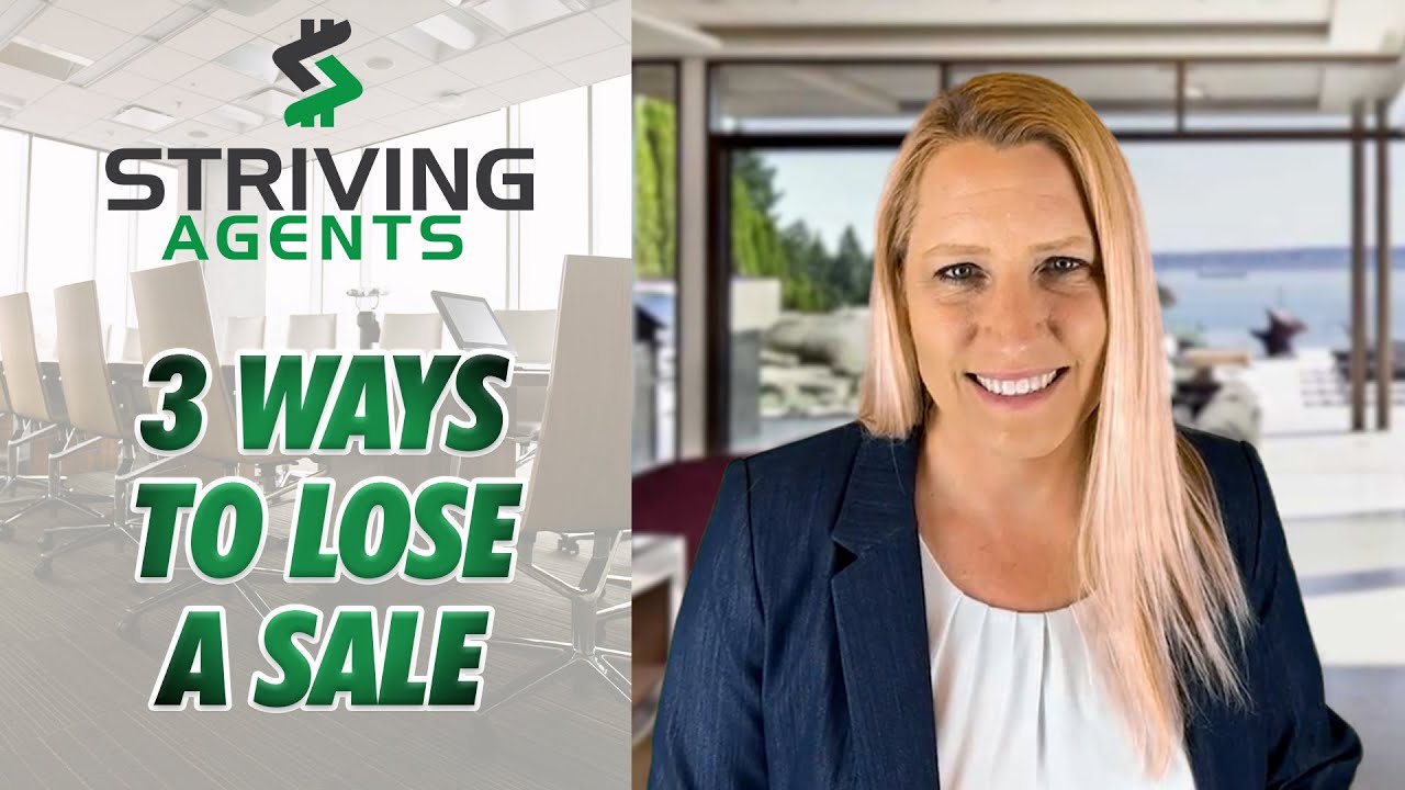 How Agents Are Losing Sales