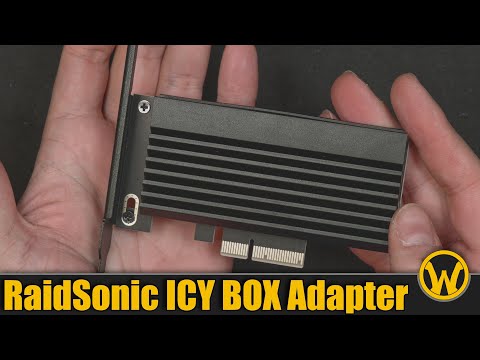 „Raidsonic“ | ICY BOX | PCIe plokštė su M.2 M-Key lizdu vienam M.2 NVMe SSD diskui video