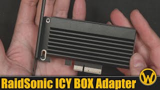 RaidSonic ICY BOX PCIe 4.0 to M.2 NVMe SSD (IB-PCI214M2-HSL)