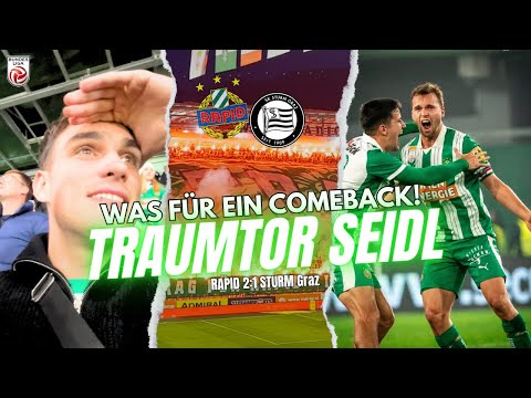 What an evening in Hütteldorf! 💚 | Rapid wins 2-1 against Sturm 🔥