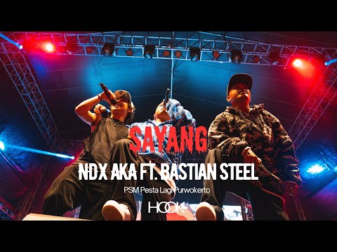 NDX AKA ft. Bastian Steel - Sayang | PSM Pesta Lagi Purwokerto 2023 (RAW Footage)