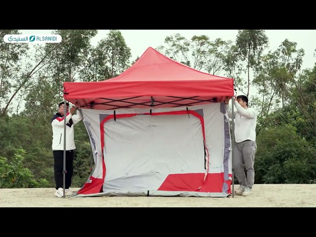 مظلة حدائق ومخيمات 3*3*3.15 م- حماية فعّالة من الشمس والمطر، استخدام طويل الأمد، تضيف لمسة أنيقة للمكان،ضمان سنتان