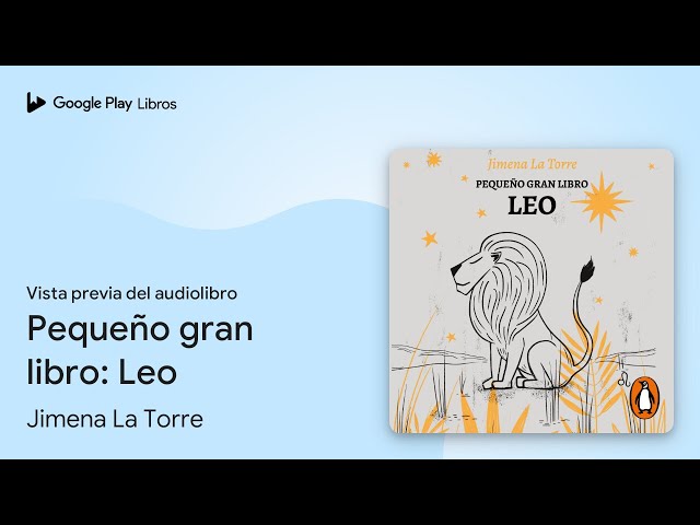 Vídeo relacionado con Pequeño gran libro: Leo