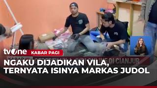 Penggerebekan Villa Markas Judol Jaringan Kamboja di Cianjur | Kabar Pagi