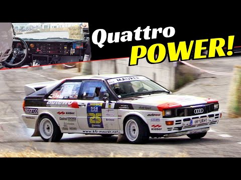 Audi Quattro Gr 4 Rally Show! - Marco Maurer/Patrik Lutz "The Legend" OnBoard at 2020 RallyLegend