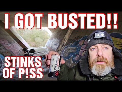 BUSTED!!! Stealth camping where it stinks of P!SS