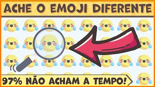 DUVIDO ACERTAR! ENCONTRE o EMOJI DIFERENTE !