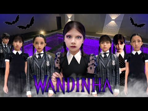 FIZEMOS UMA FESTA NA PISCINA E VÁRIAS WANDINHAS ADDAMS APARECERAM ★ FAMÍLIA MASUDINHA ★