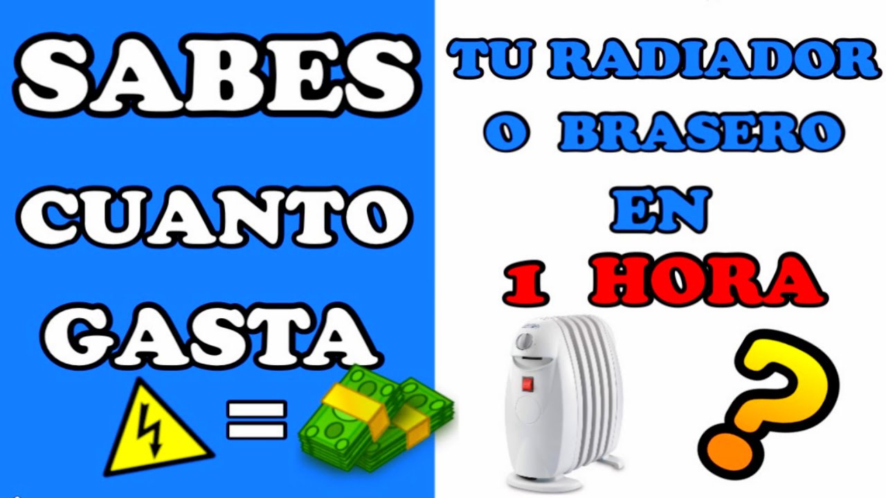 RADIADOR ó ESTUFA eléctrica⚡️cuanto GASTA en un MES