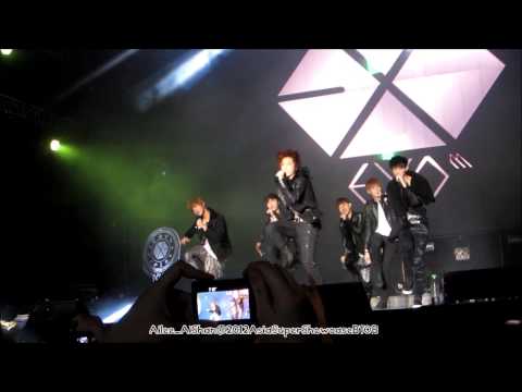 2012 Asia Super Showcase - EXO M - History [HD FanCam]