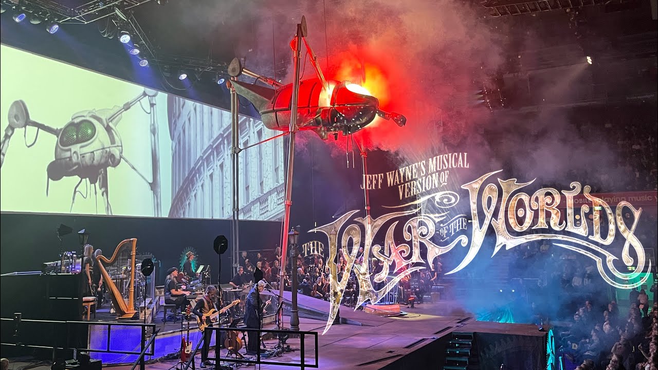 Watch video Jeff Wayne’s The War Of The Worlds - Life Begins Again Tour LIVE Nottingham 2022 (HIGHLIGHTS) Now Jeff Wayne’s The War Of The Worlds - Life Begins Again Tour LIVE Nottingham 2022 (HIGHLIGHTS)