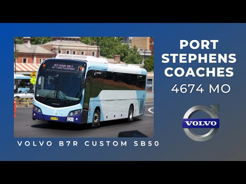 Port Stephens Coaches 4674 MO Volvo B7R Custom SB50