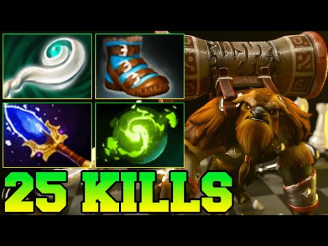 25 Kills Earthshaker Dota 2 Mid Lane Carry Pro Gameplay Item Build Guide 7.39 7.40