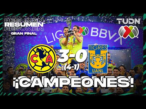 Resumen y goles | América (4)3-0(1) Tigres | AP2023 - Final VUELTA | TUDN