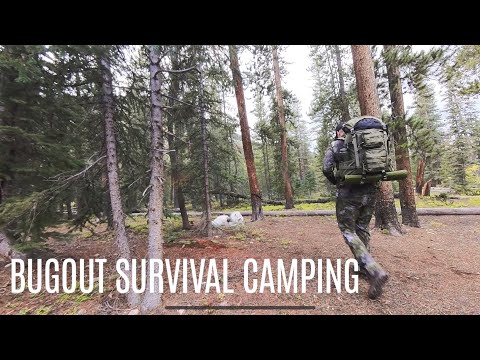 BUGOUT BAG OUTDOOR SURVIVAL CAMPING-Testing my gear