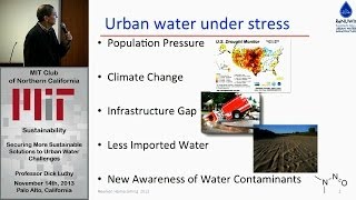 preview picture of video 'Securing More Sustainable Solutions to Urban Water Challenges - Prof. Richard Luthy'