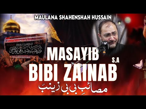 masaib bibi zainab sa | molana Shahenshah Naqvi 2023 | majlis 2023