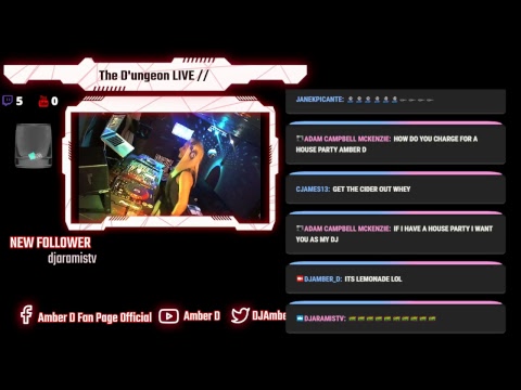 Amber D // Hard Trance Mix Live!