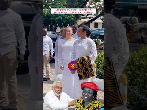 Wow! Two beautiful daughters of Zanetor Agyeman Rawlings 👌❤️Grandkids of J.J. Rawlings 🇬🇭