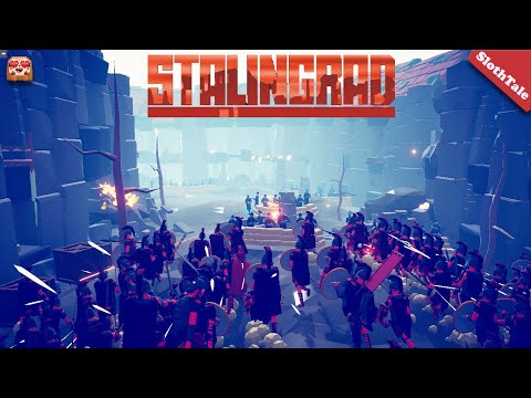 100x Spartan Army Invade enemy Stronghold - Totally Accurate Battle Simulator TABS