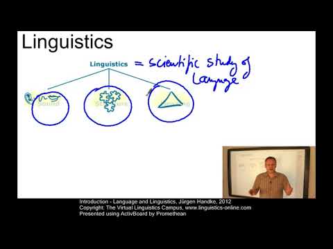 GEN102 - Language and Linguistics